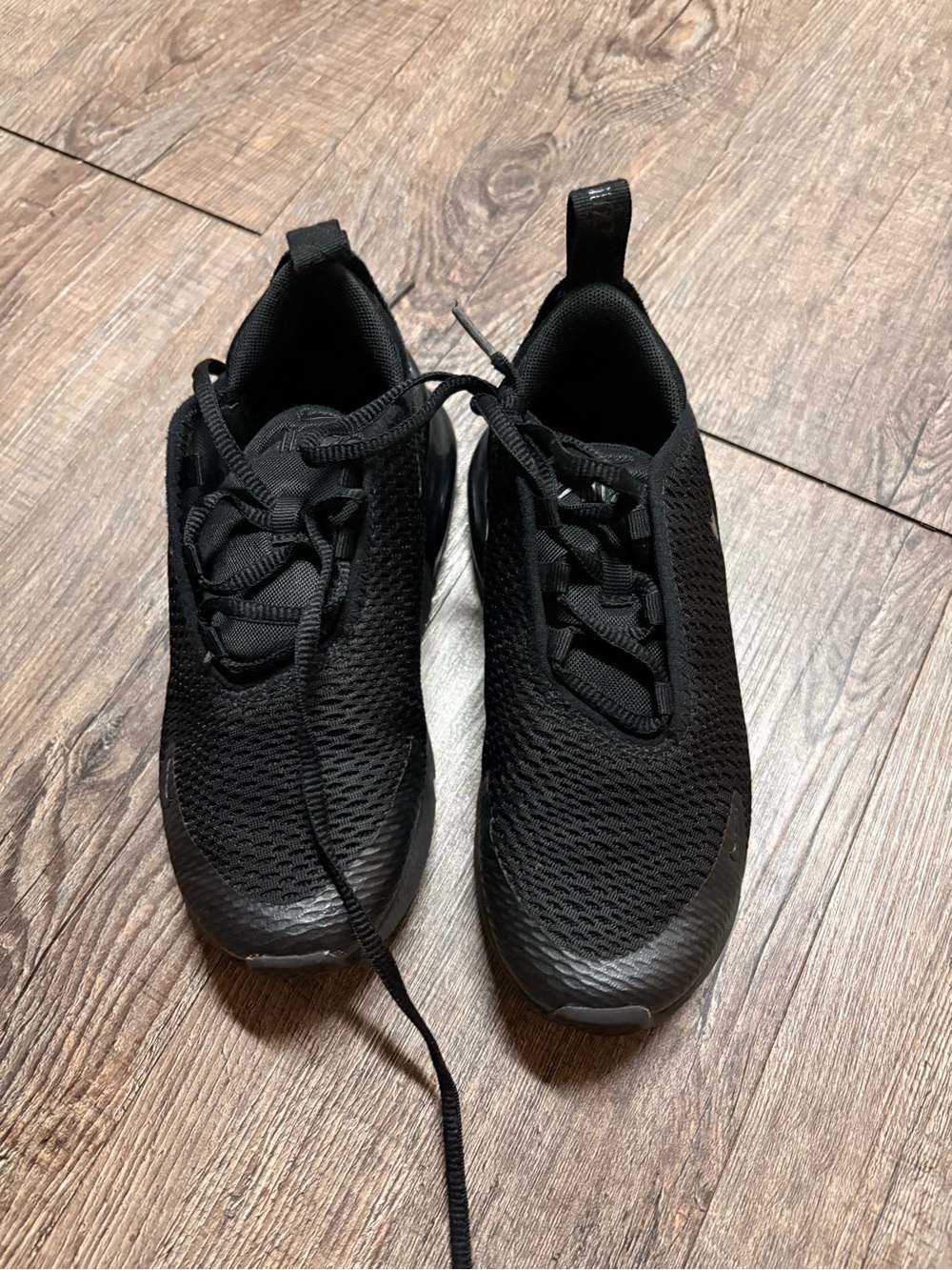 Nike Kids Black Mesh Slip-On Sneakers